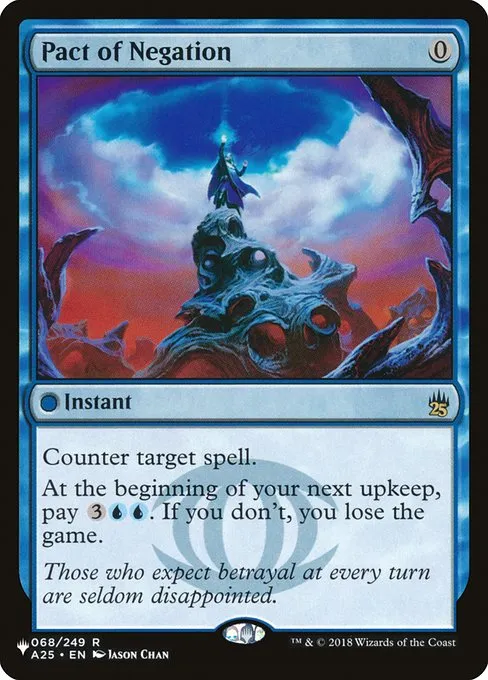 Pact of Negation · The List A25-68/5050