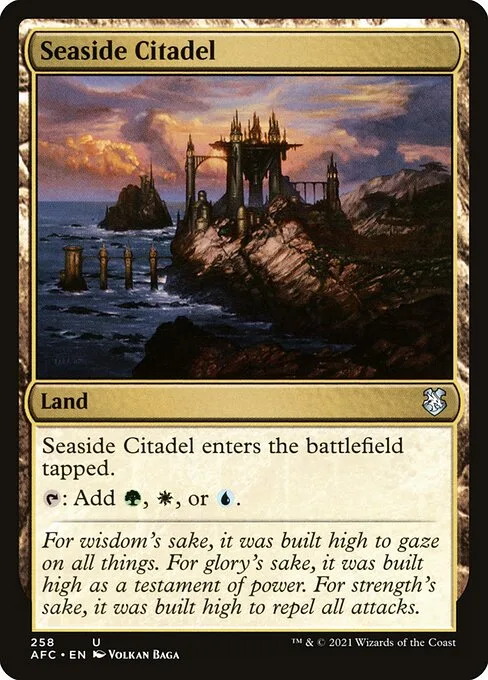Seaside Citadel · Forgotten Realms Commander 258/331