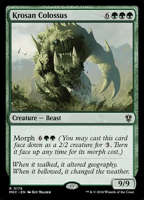 Krosan Colossus · Murders at Karlov Manor Commander 176/358