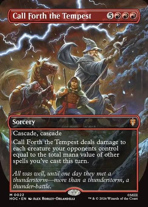Call Forth the Tempest · The Hobbit Commander 22/7