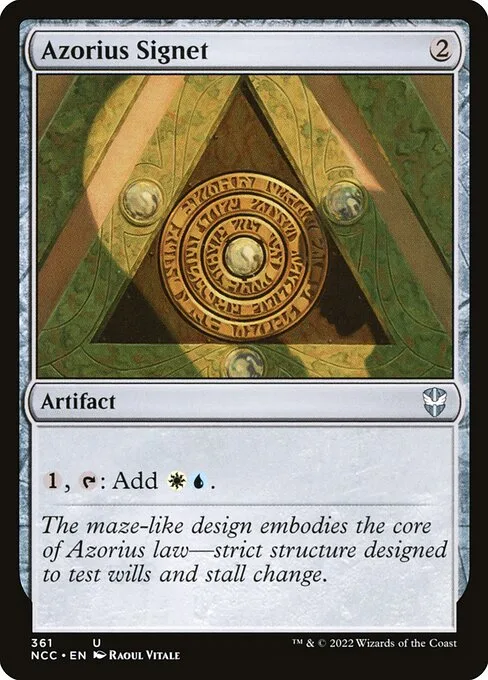 Azorius Signet · New Capenna Commander 361/447