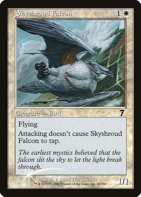 Skyshroud Falcon · Seventh Edition 45★/708
