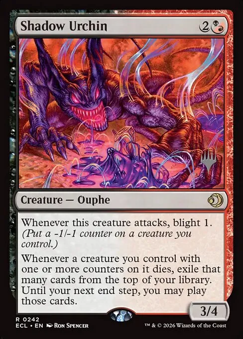 Shadow Urchin · Lorwyn Eclipsed Promos 242p/87