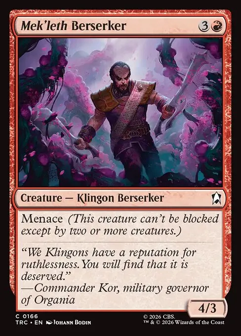 Mek'leth Berserker · Star Trek Commander 166/1