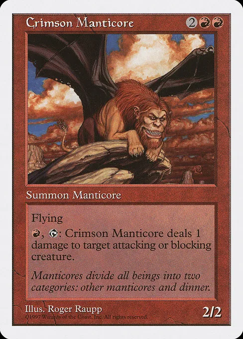 Crimson Manticore · Fifth Edition 217/460