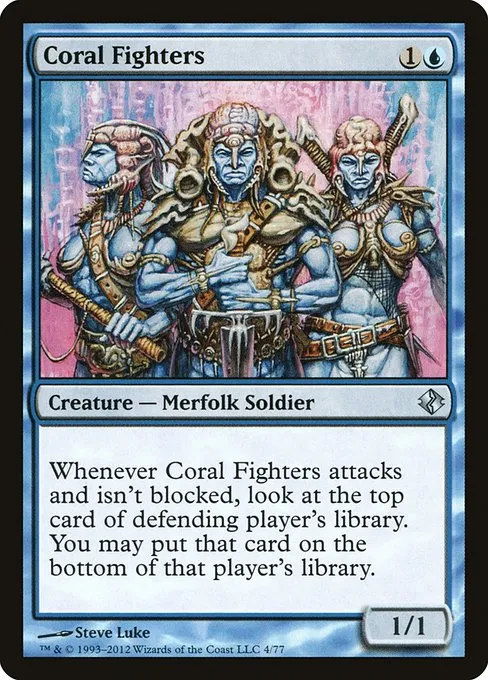 Coral Fighters · Duel Decks: Venser vs. Koth 4/77