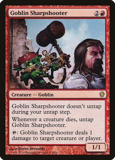 Goblin Sharpshooter · Commander 2013 111/356