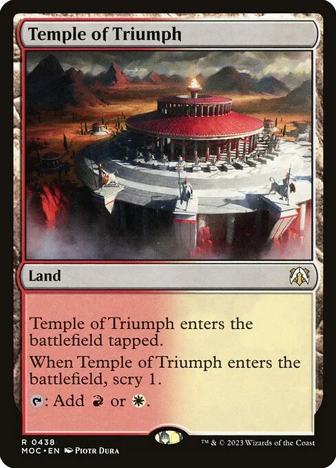 Temple of Triumph · March of the Machine Commander 438/450