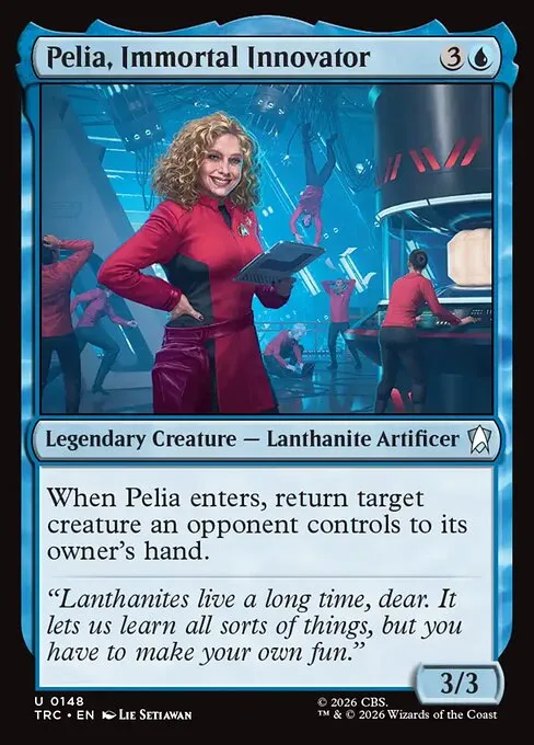 Pelia, Immortal Innovator · Star Trek Commander 148/1