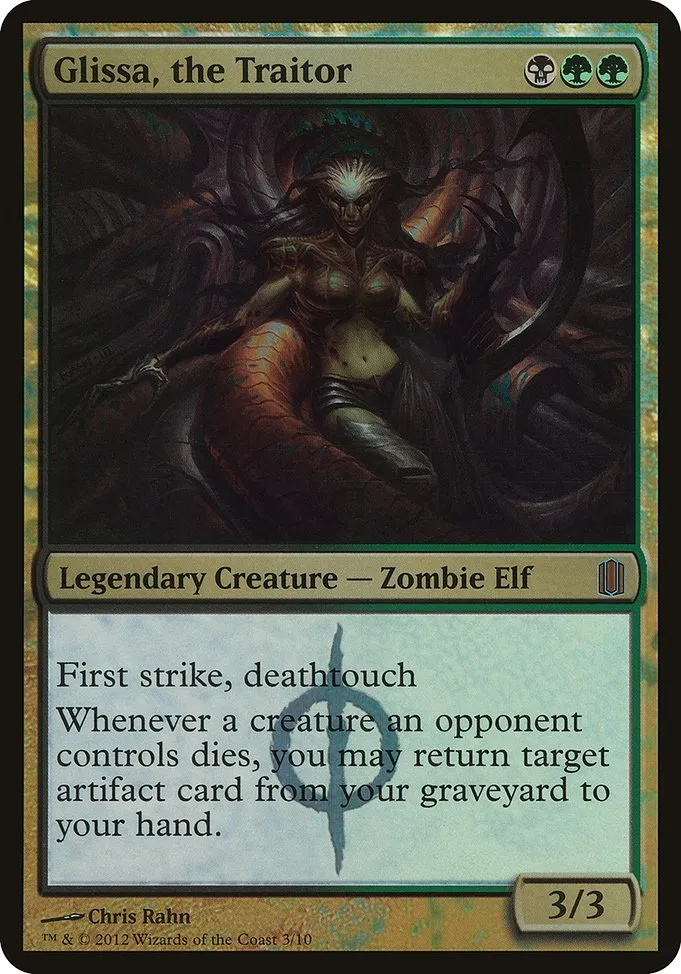 Glissa, the Traitor · Commander's Arsenal Oversized 3/10