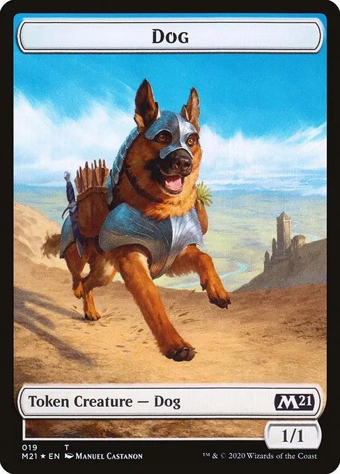 Dog · Core Set 2021 Tokens 19/20