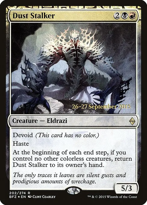 Dust Stalker · Battle for Zendikar Promos 202s/90