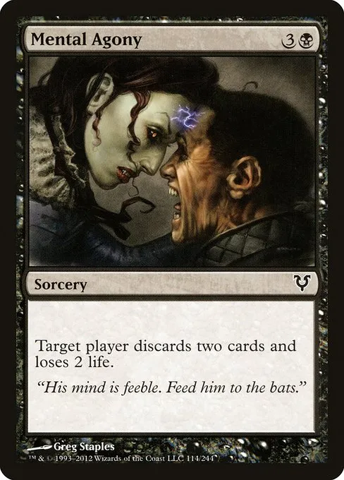 Mental Agony · Avacyn Restored 114/244