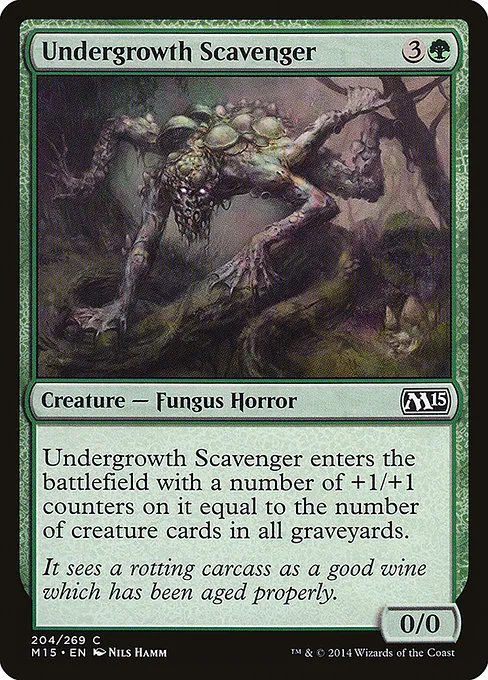 Undergrowth Scavenger · Magic 2015 204/284