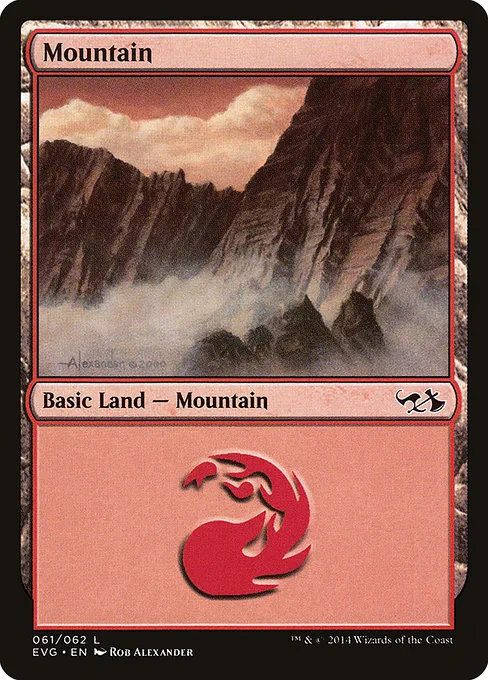 Mountain · Duel Decks Anthology: Elves vs. Goblins 61/62