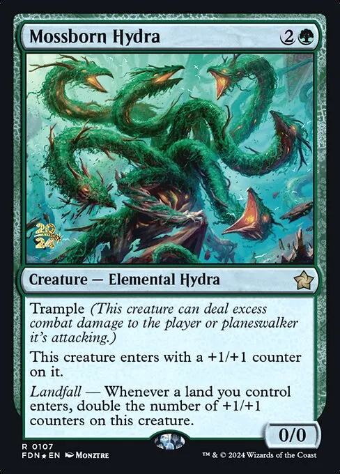Mossborn Hydra · Foundations Promos 107s/106