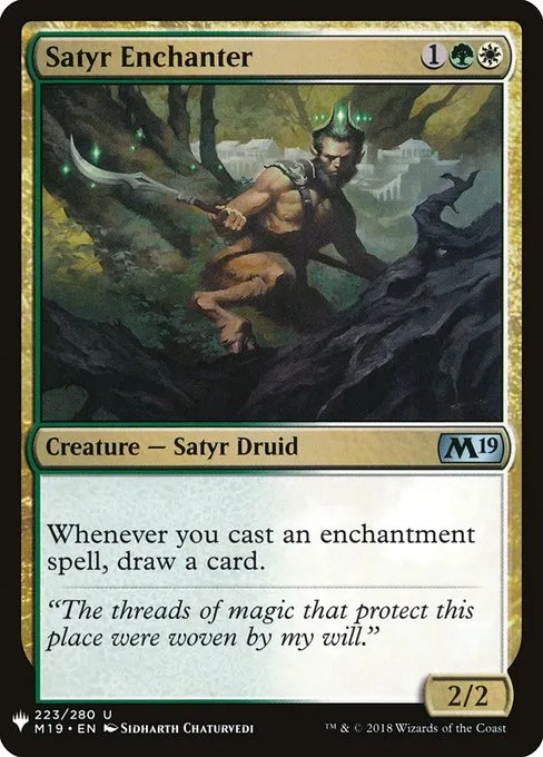 Satyr Enchanter · The List M19-223/5050