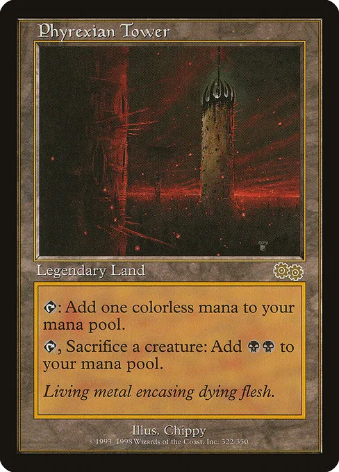 Phyrexian Tower · Urza's Saga 322/357