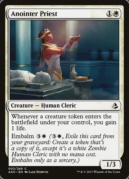 Anointer Priest · Amonkhet 3/287