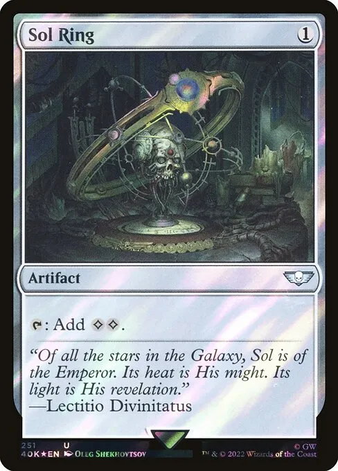 Sol Ring · Warhammer 40,000 Commander 251★/617
