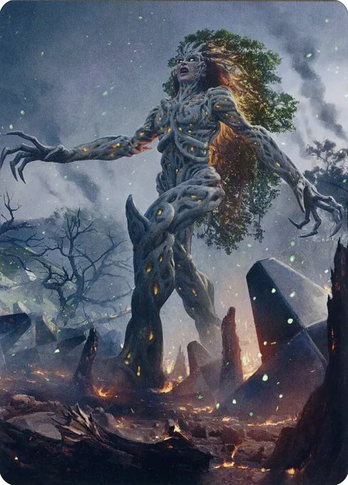 Titania, Gaea Incarnate // Titania, Gaea Incarnate · The Brothers' War Art Series 27/81