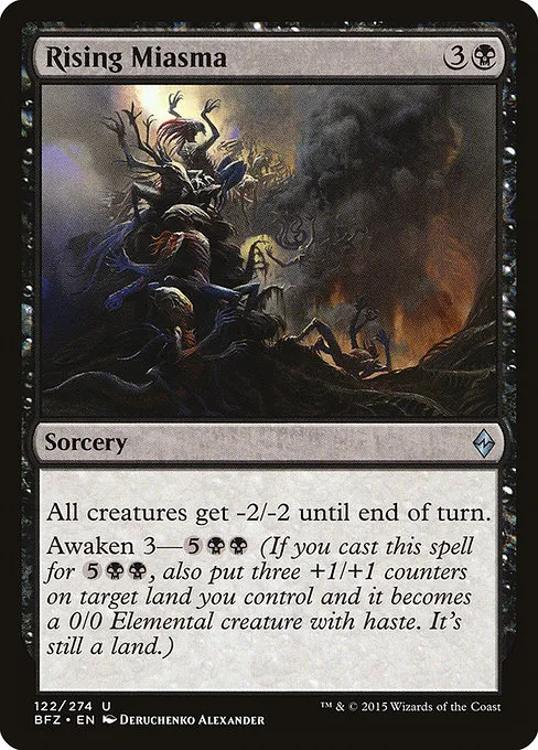 Rising Miasma · Battle for Zendikar 122/299