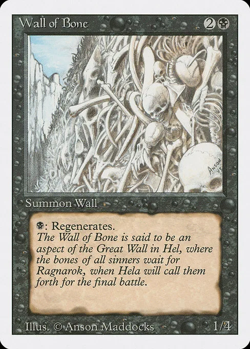 Wall of Bone · Revised Edition 134/306