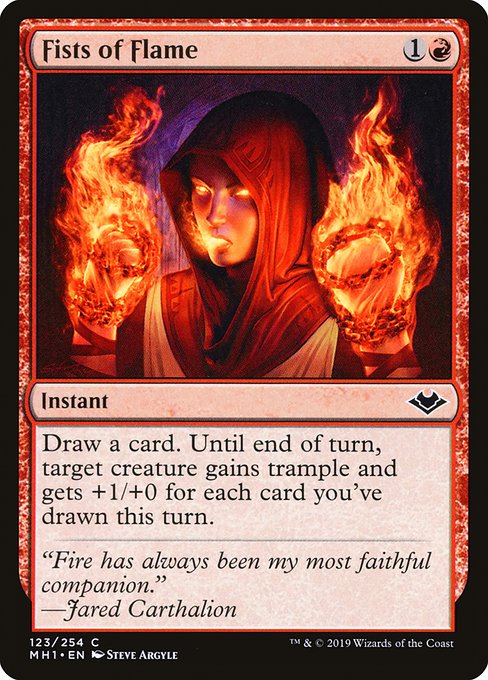 Fists of Flame · Modern Horizons 123/255
