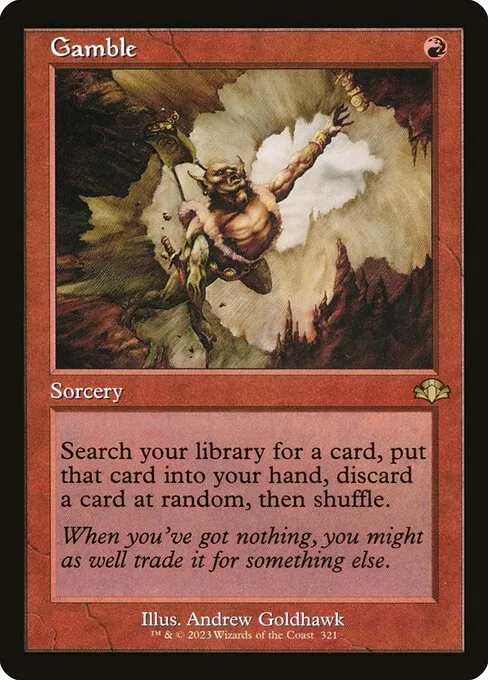 Gamble · Dominaria Remastered 321/457