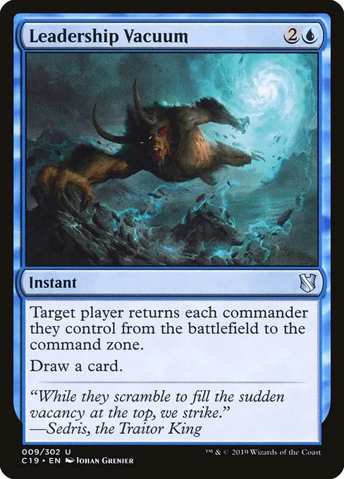 Leadership Vacuum · Commander 2019 9/302
