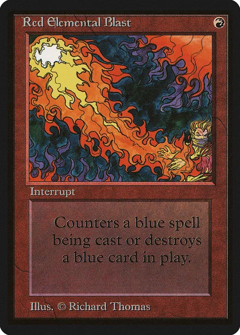 Red Elemental Blast · Limited Edition Beta 170/302