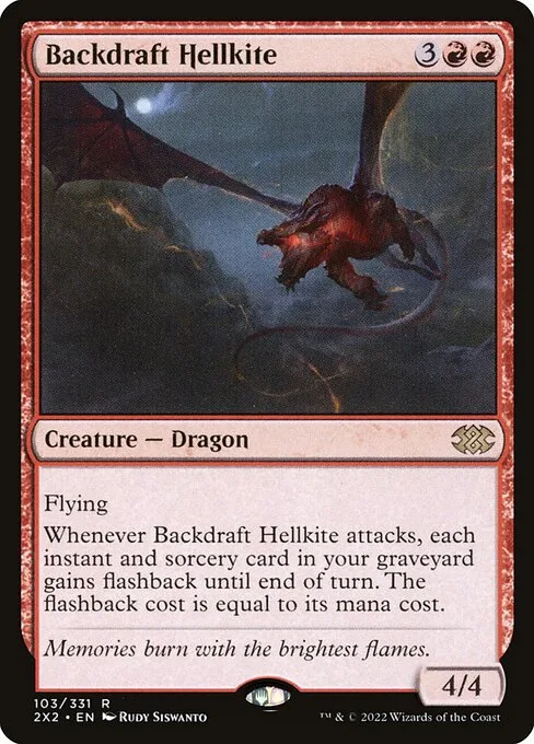 Backdraft Hellkite · Double Masters 2022 103/579