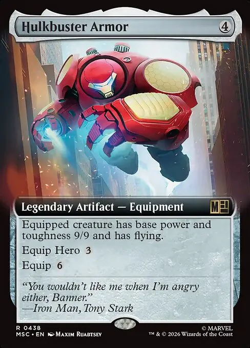 Hulkbuster Armor · Marvel Super Heroes Commander 438/9