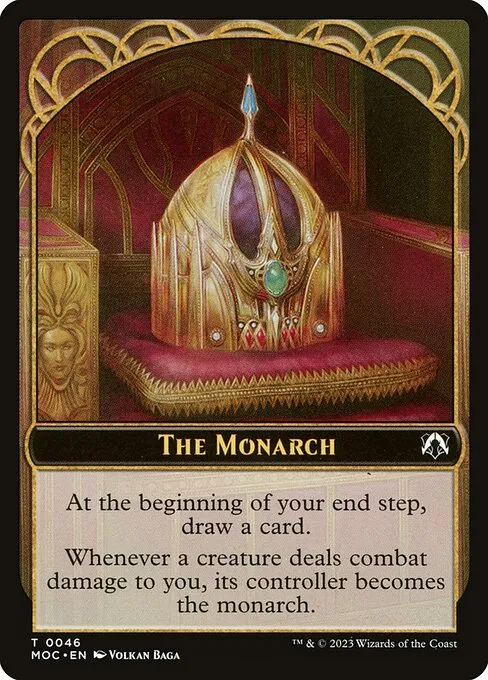 The Monarch · March of the Machine Commander Tokens 46/46
