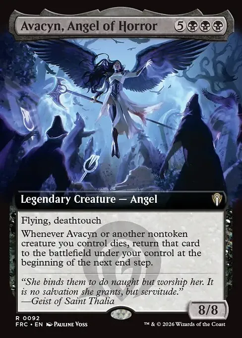 Avacyn, Angel of Horror · Reality Fracture Commander 92/2