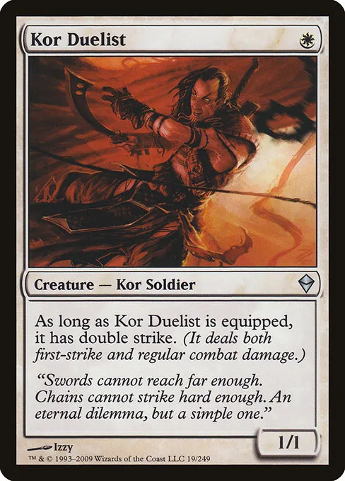 Kor Duelist · Zendikar 19/269