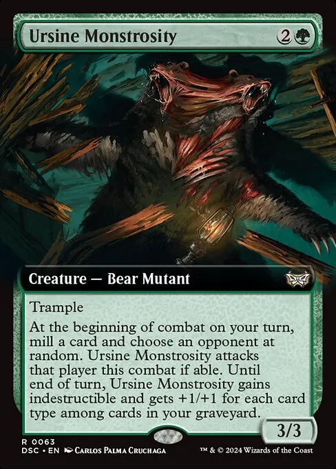 Ursine Monstrosity · Duskmourn: House of Horror Commander 63/373
