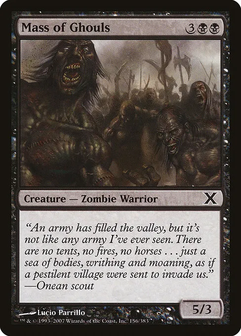 Mass of Ghouls · Tenth Edition 156/510
