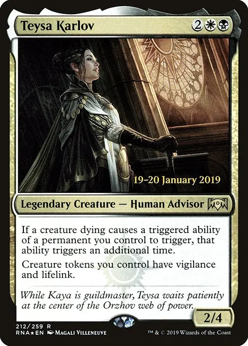 Teysa Karlov · Ravnica Allegiance Promos 212s/81