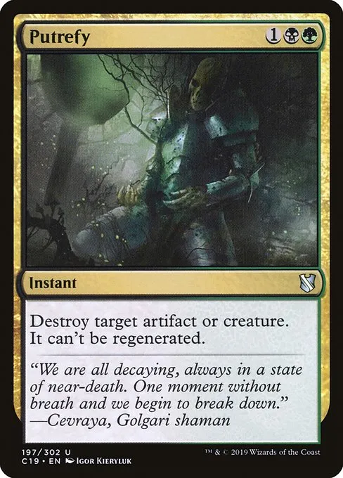 Putrefy · Commander 2019 197/302