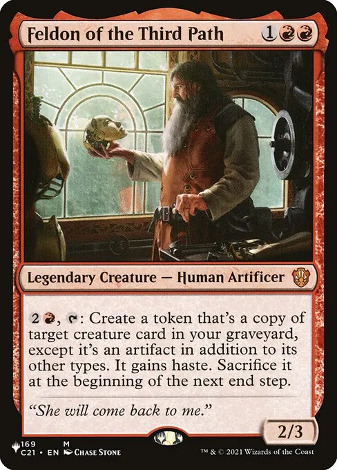 Feldon of the Third Path · The List C21-169/5050