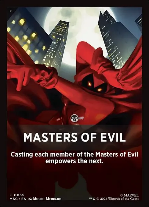 Masters of Evil · Marvel Super Heroes Jumpstart Front Cards 35/61