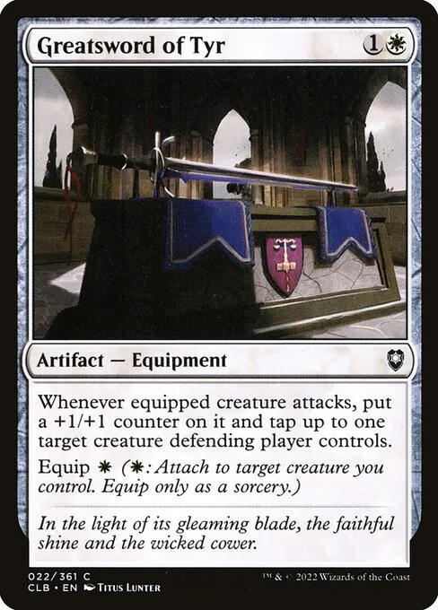 Greatsword of Tyr · Commander Legends: Battle for Baldur's Gate 22/936
