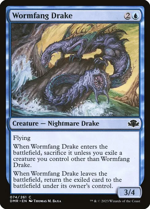 Wormfang Drake · Dominaria Remastered 74/457
