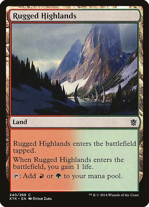 Rugged Highlands · Khans of Tarkir 240/293