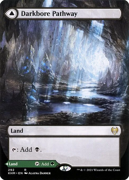 Darkbore Pathway // Slitherbore Pathway · Kaldheim 292/425