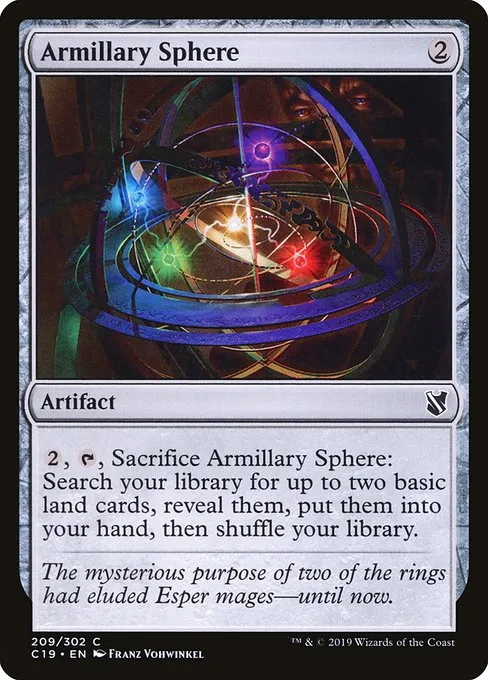 Armillary Sphere · Commander 2019 209/302