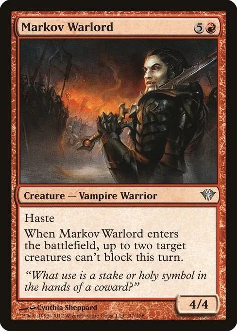 Markov Warlord · Dark Ascension 97/158