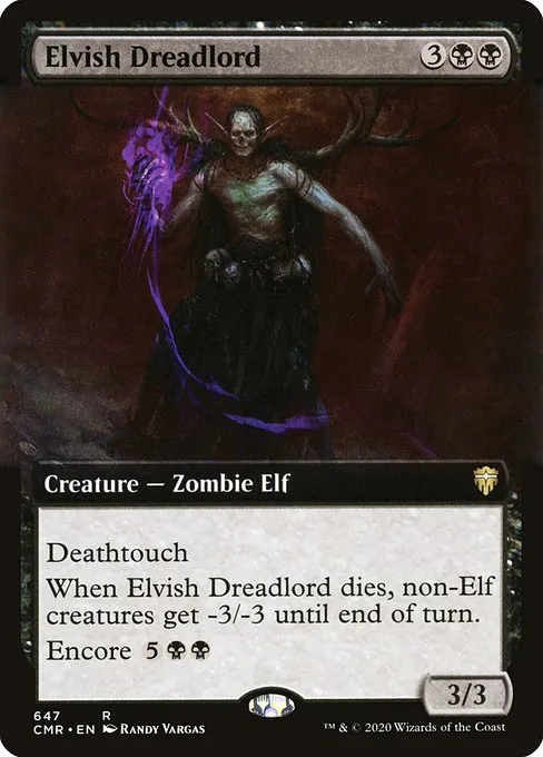 Elvish Dreadlord · Commander Legends 647/718