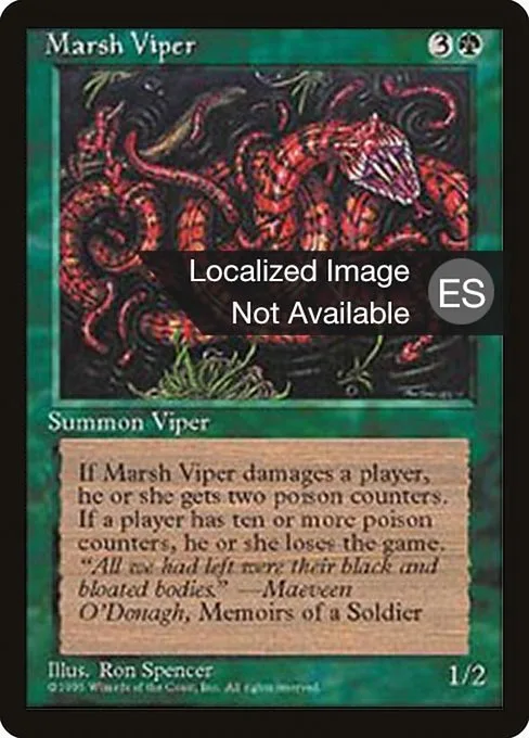 Marsh Viper · Fourth Edition Foreign Black Border 263/378